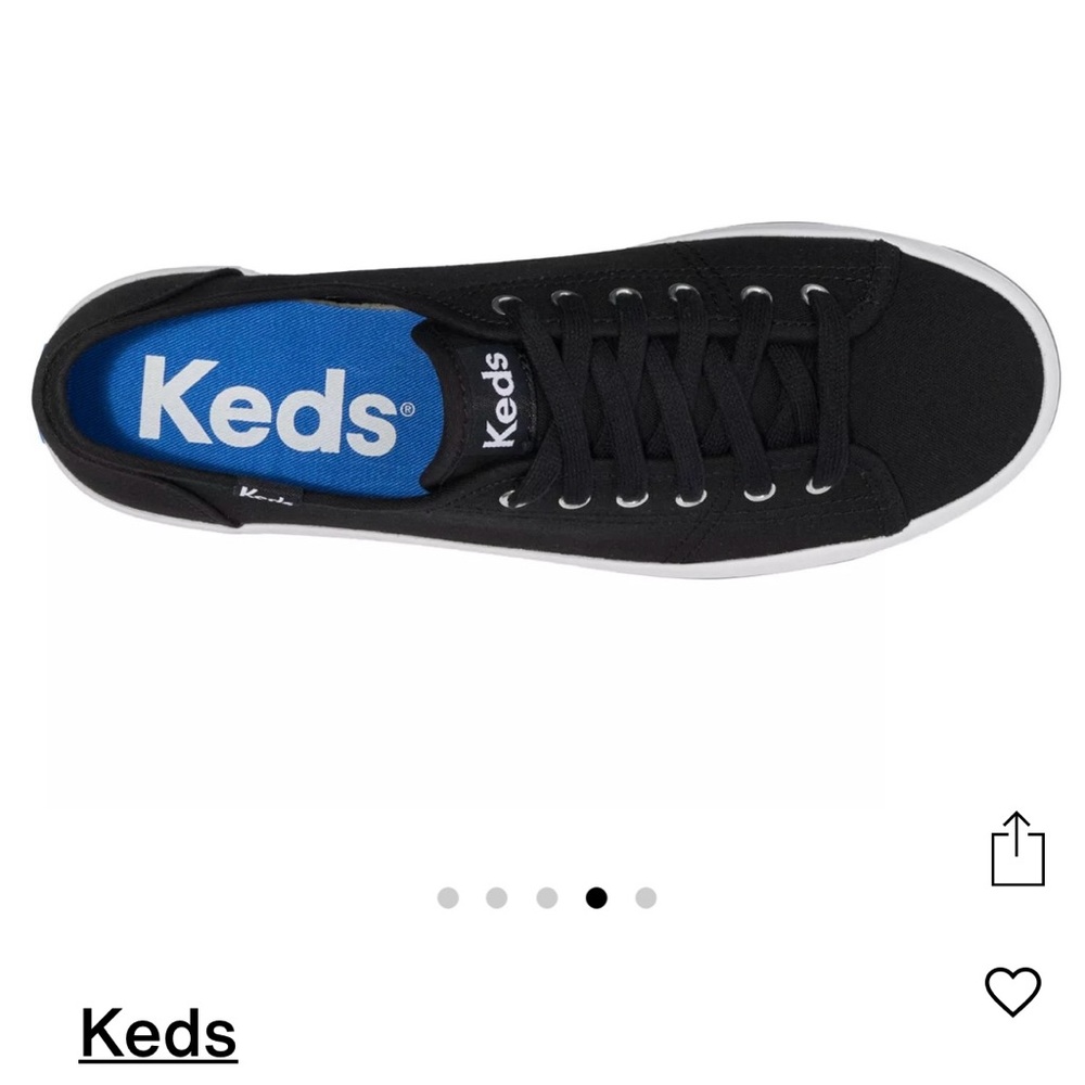 Keds Women's Black Kickstart Sneakers